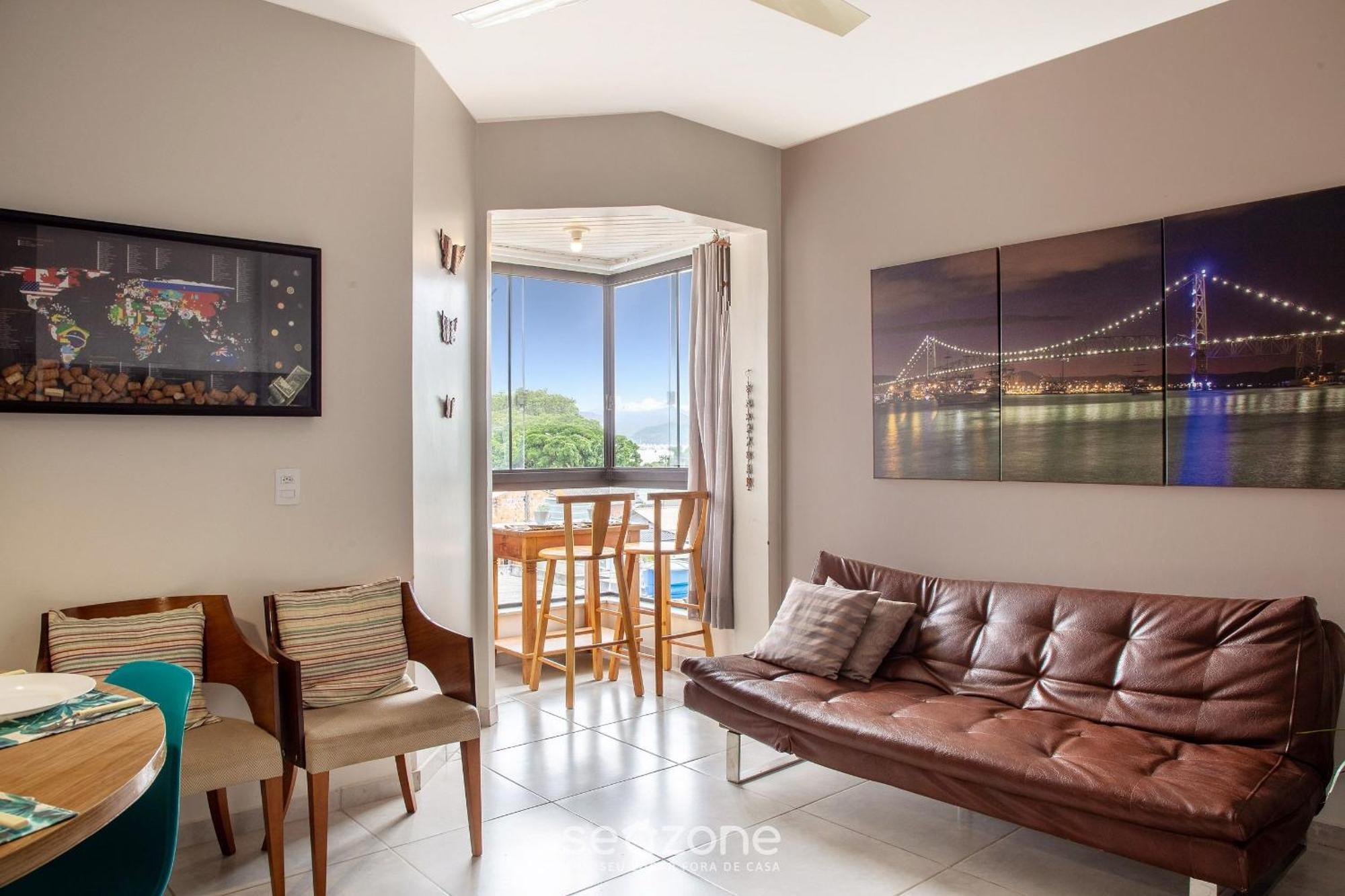 Apto Com Varanda E Vista Mar Em Floripa | Gvm133 Florianópolis Exterior foto